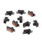 10Pcs SS22F32 6 Pins 2 Positions DPDT On/On Mini Slide Switch 0.5A Toggle Switch Y5GB