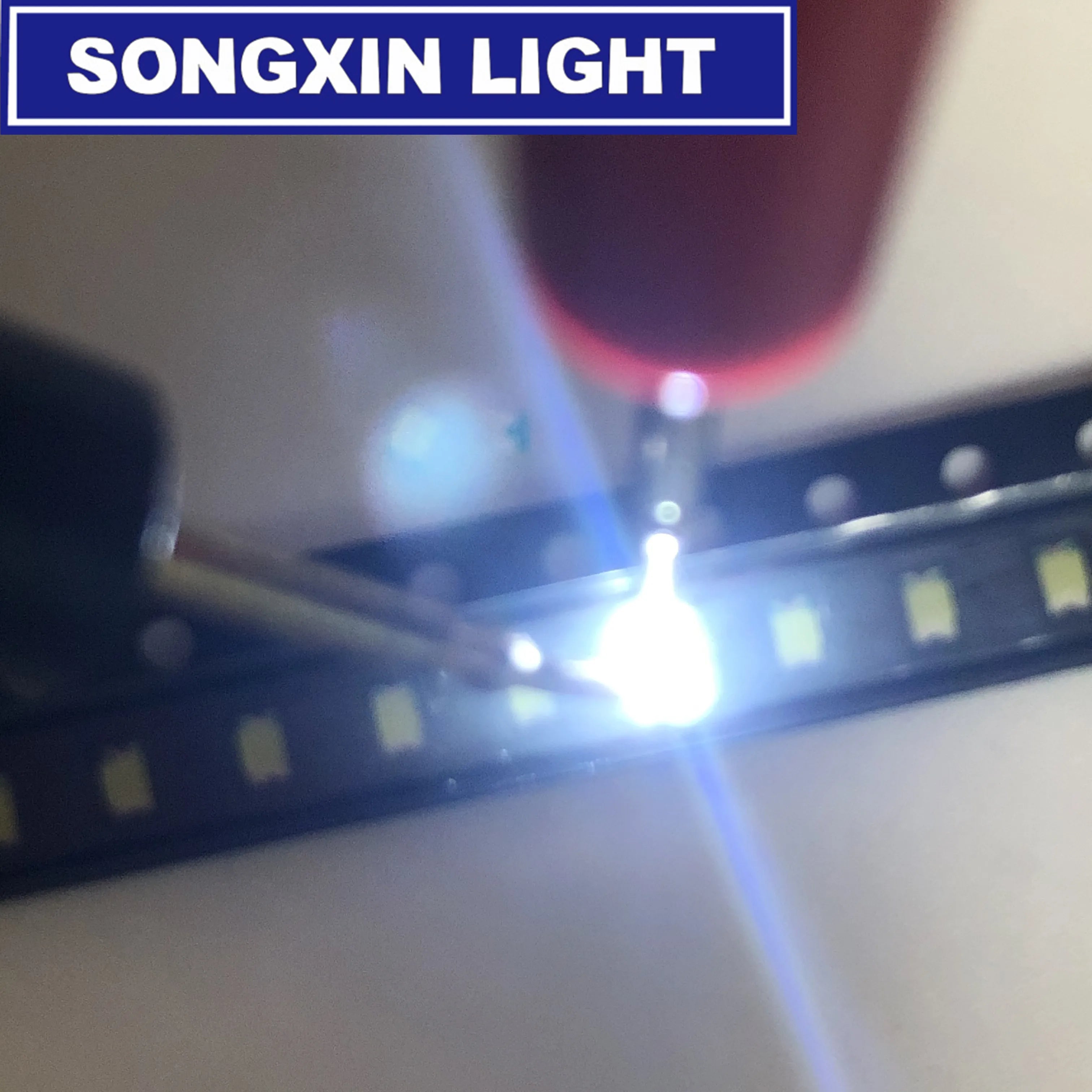 100pcs 0805 (2012) SMD LED Emitting Diode Kit Lamp Chip Light Beads Warm White Red Green Blue Yellow Orange UV Pink Micro 3V SMT