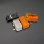 2pcs TTC Dustproof gold mouse micro switch 30 millions click lifetime Silver contact white dot Button Compatible D2FC-F-7N