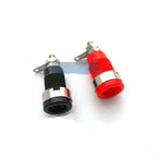 5pcs 32A insulation safety 4mm banana plug socket jack panel mount terminal connector multimeter socket banana head female