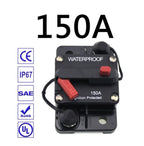 Brand 30A 40A 50A 60A 70A 80A 100A 120A 150A 200A 250A 300A AMP Circuit Breaker Fuse Reset 12-48V DC Car Boat Auto Waterproof