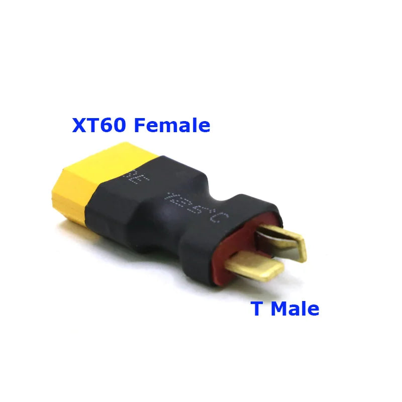 Amass Adapter XT60 to XT90 EC5 EC3 TRX T Deans XT30U Female Male Connectors 4.0mm Banana Plug RC Lipo Battery Control Parts DIY