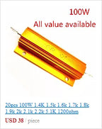 50pcs/lot 3296W Series 500R 1K 2K 5K 10K 20K 50K 100K 200K 1M Multi-turn Potentiometer 10K Variable Resistors with Box Set