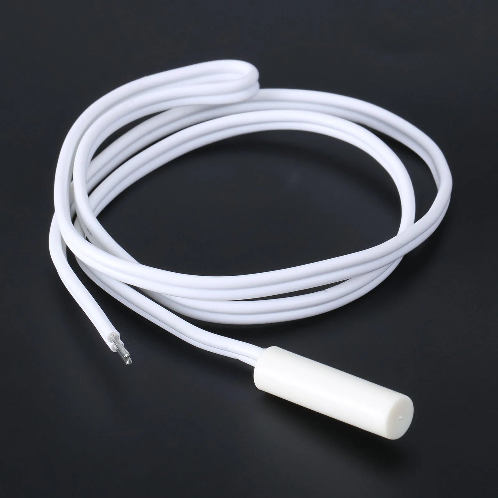 1pc WR55X10025 Temperature Sensor with Line (Thermistor) for General Electric Refrigerator Replacement of Original Parts