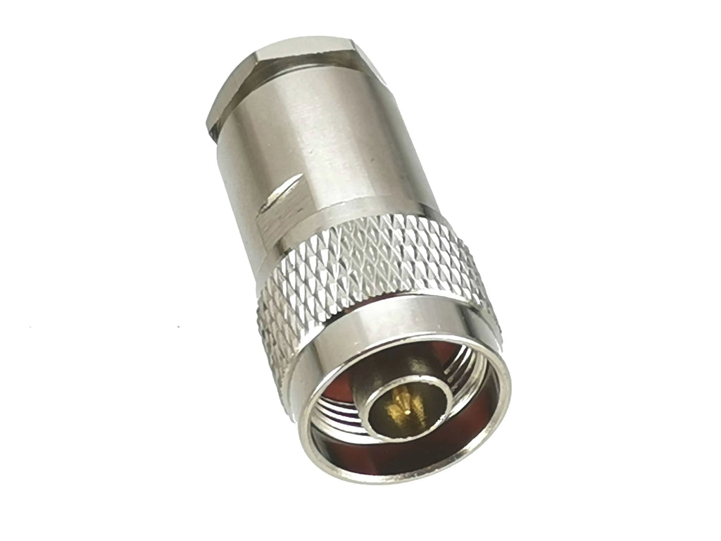 1Pcs Connector N Type Clamp For RG58 RG142 / RG8X LMR240 / RG5 RG6 / RG8 LMR400 RF Coaxial Male plug & Female jack