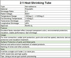 1M 2:1 Heat Shrink Tube Dia 7 8 10 12 14 15 16 18 20 22 25 28 30 35 40mm Wire Shrinkage Sleeving Wrap Kits Sell DIY Connector