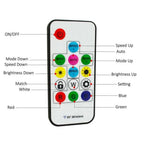 WS2812B DC5V Led Pixel Ring Individul AddressabIe Ring 5050 RGB WS2812 IC BuiIt-in Led ModuIe And 14Keys Lock USB  Controller