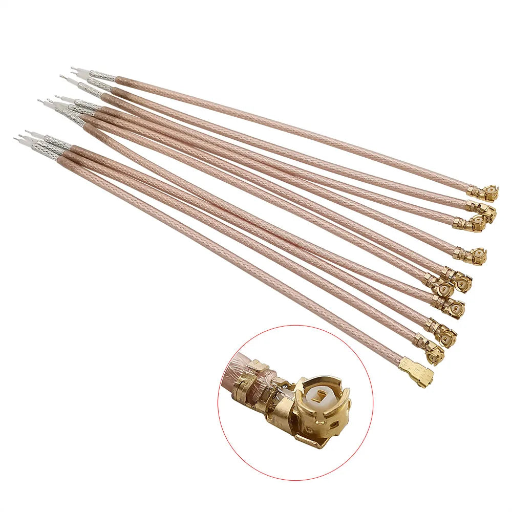 2Pcs IPX U.fl Ufl Female Connector Single-head Jack RG178 Pigtail Jumper Cable 5/7/10/15/20/30/40/50CM
