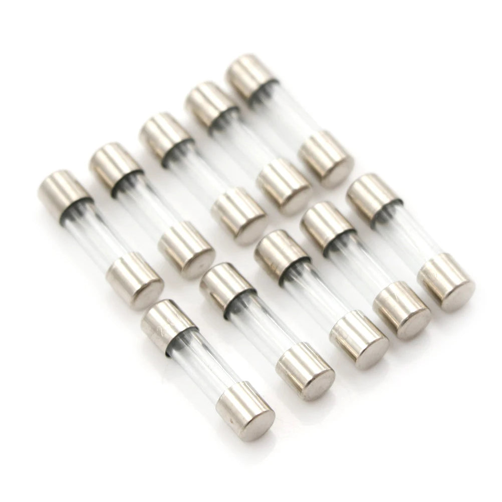 10pcs/lot 1A/1.6A/2A/3A/4A/5A T1.6A 250V New Slow Blow 1.6Amps Glass Tube Fuse 5mm x 20mm