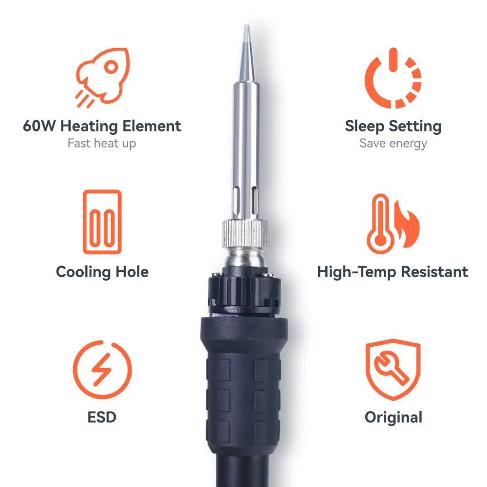 YIHUA 926LED-III Digital Electric Soldering Iron Kit with Helping Hands 960I Adjustable Temperature Portable Soldering Station