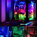 12V 4 Pin RGB Gaming PC Led Strip Light 5050 RGB Tape For Aura Sync MSI Mystic Light Motherboard Control Computer Case Backlight