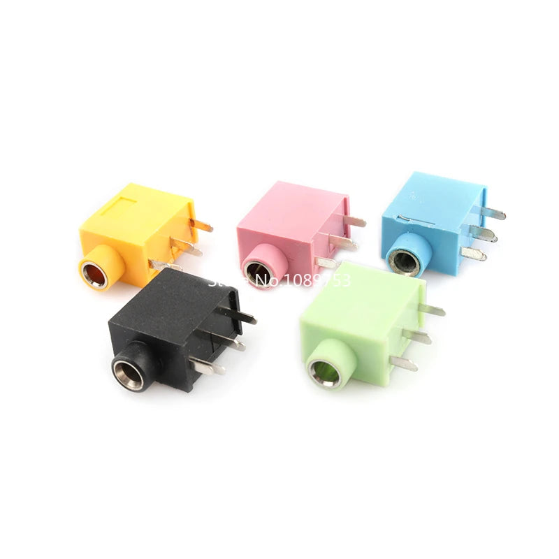 5/10/20Pcs Headphone Jack Socket PJ-325 3.5MM Stereo 3.5 Audio Earphone Connector PJ325 Audio Jack Socket Multicolor