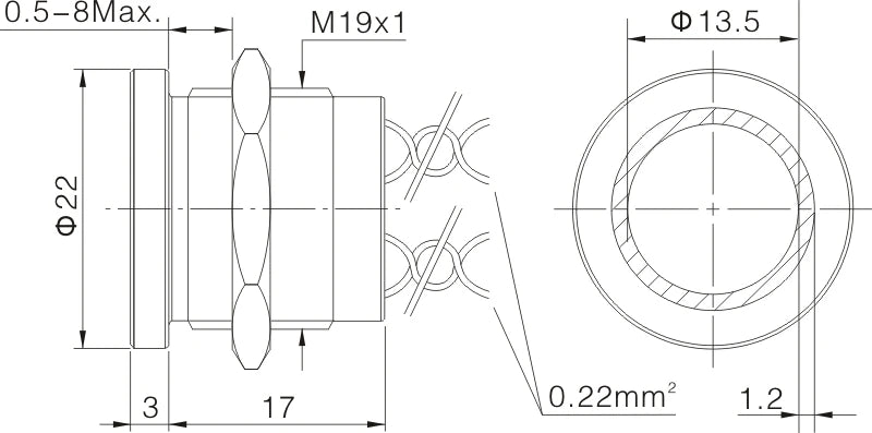 16MM 19MM 22MM IP68 316L stainless steel or  Black aluminum Waterproof RGB 3 color piezo push button switch PS223P10YSS1RGB24T