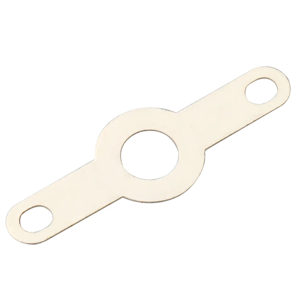 50pcs/100Pcs Silver-plated Copper double Head Soldering Terminal M2.2-M4.2 Circular Weld Washer Welding Sheet Soldering Lug