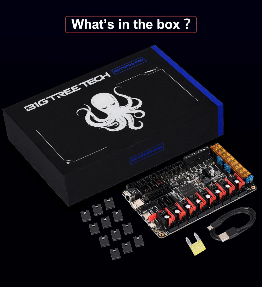 BIGTREETECH Octopus PRO V1.0/V1.1 Motherboard 32-Bit Control Board Upgrade Octopus TMC5160T TMC2208 VS Ender3 V2 For CR10