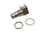 1Pcs Connector BNC female jack Nut bulkhead right angle solder PCB mount RF Coaxial Wire Terminals