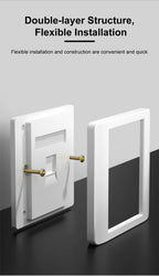 86 Type Computer Socket Panel CAT5E CAT6/6A/7/8 Network Module RJ45 Keystone Cable Interface Outlet Wall Switch