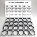 1200Pcs/LOT SMD LED Kit 0402 0603 0805 1206 Red/Green/Blue/White/Yellow/Orange Diode Set 6 Colors Each 50Pcs