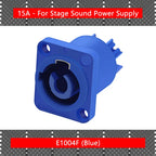 20PCS SpeakON Male Plug PowerCON Type A NAC3FCA+NAC3MPA-1 Chassis Plug Panel adapter 3Pin Powercon Speaker Connector