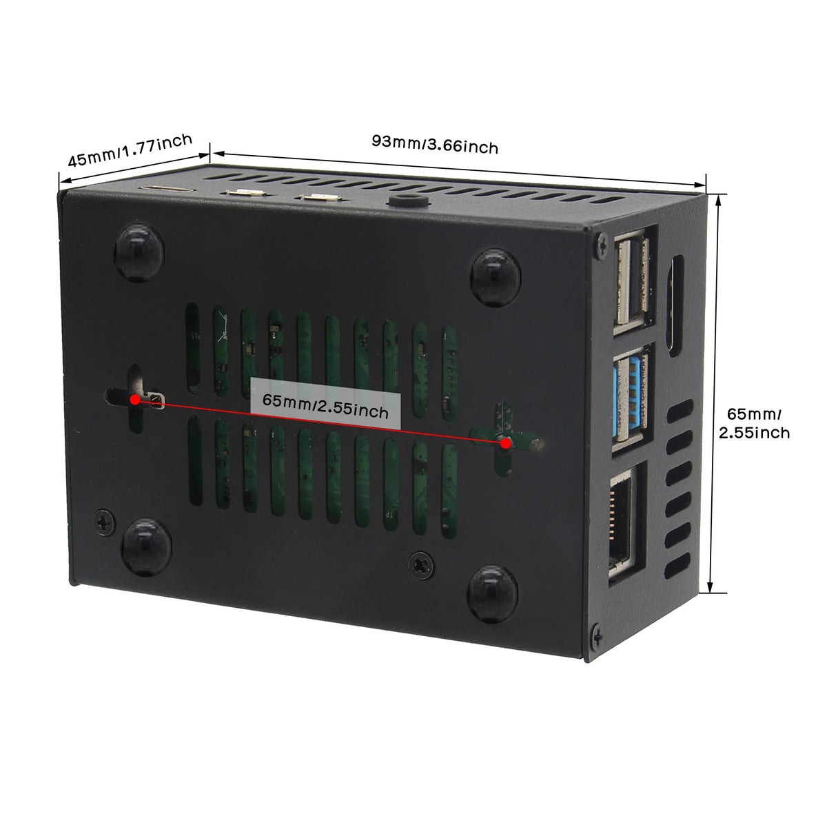 Geekbord Raspberry Pi 4 Case|X630-C1 Metal Case with Fan for Raspberry Pi 4 & X630 Hdmi-to CSI-2 Module & X1300-A2 Audio Adapter