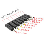DC Power Adapter Kits Universal 5.5 mm x 2.1 mm DC AC Power Adapter Tips Connector For Lenovo Laptop Power Supply Plug Jack Se