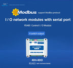 ModBus RTU Serial IO Module RS485 Interface 4DI+4DO 4 Digital Outputs Rail Installation 8~28VDC CDEBYTE MA01-AXCX4040