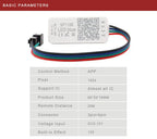 WS2812B Led Strip With SP110E USB Bluetooth Controller WS2812 30/60/144 Pixels/m RGB Individually Addressable LED Light Kit DC5V