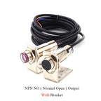 M12 Waterproof Laser Photoelectric Beam Sensor Switch 20 Meters Distance NPN PNP Output