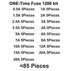 A One Time Positive Disconnect SMD Restore Fast Acting Fuse 1206 3216 0.5A 1A 2A 2.5A 3A 4A 5A 6A 7A 8A 10A 12A 15A 20A 30A KIT