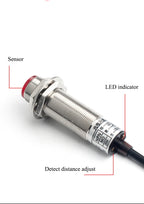 Waterproof Reflective Laser Photoelectric Switch Sensor Detector 20m Distance NPN PNP Output For Barrier Gate Alarm