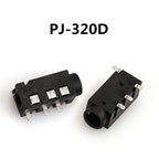 5PCS 3.5MM Headphone Jack Audio Video Female Dual Channel Stereo Jack Socket Stereo Solder Panel Mount PJ313 PJ320 PJ325 PJ326