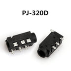5PCS 3.5MM Headphone Jack Audio Video Female Dual Channel Stereo Jack Socket Stereo Solder Panel Mount PJ313 PJ320 PJ325 PJ326