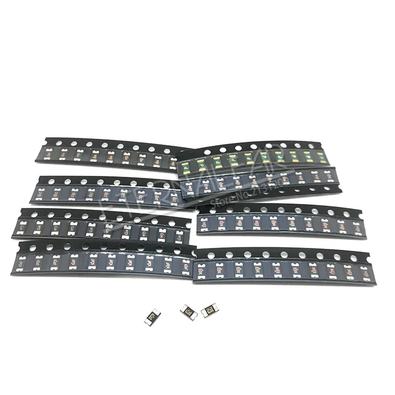 Resettable Fuses Service DIY Kit 1206 SMD PPTC 0.05A 0.5A 0.1A 0.2A 0.75A 1A 2A 3.5A Self-recovery Fuse Assorted Packs Fuse Box