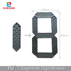 10 Inch 7 Segment Outdoor Waterproof Digital Number Panel For LED Gas Station Electronic Fuel Price Time And Temp Sign