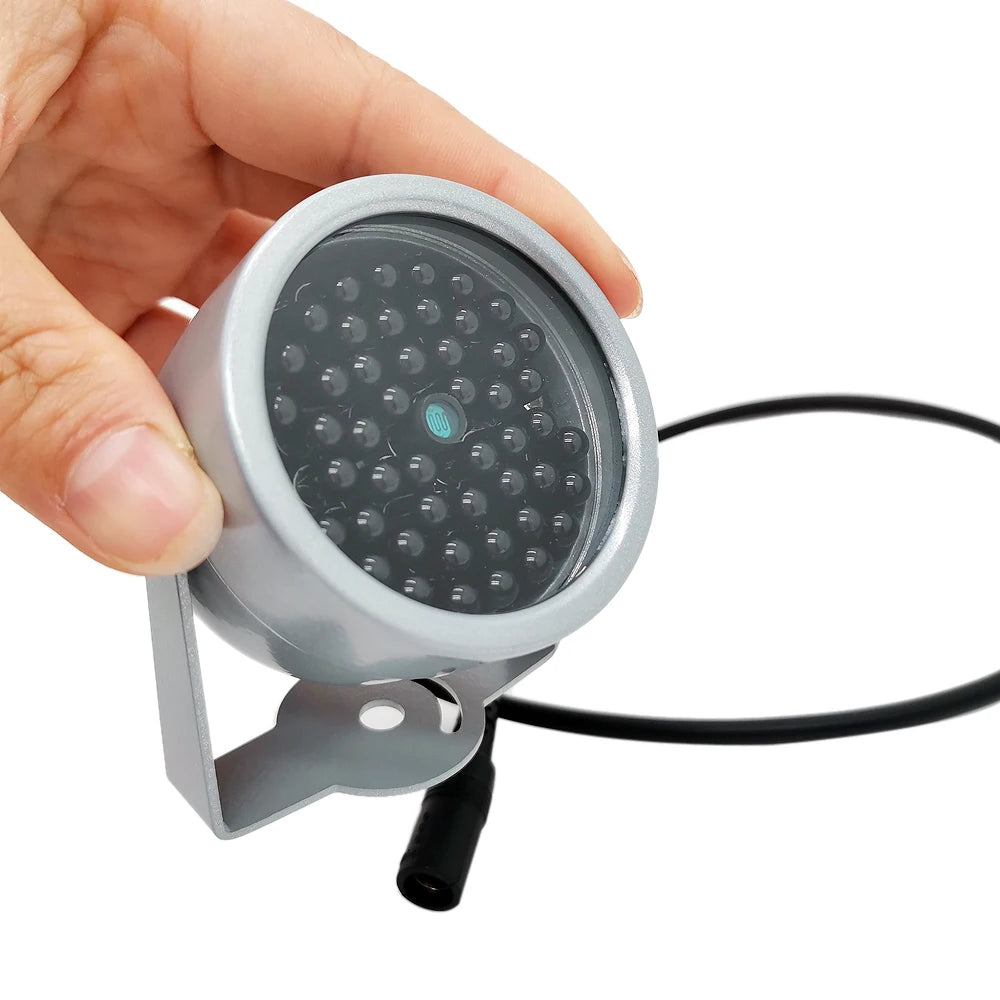 Mini Invisible Illuminator 940NM Infrared 90 Degree 48pcs LED IR Lights Waterproof Fill Light for CCTV Night Vision Surveillance