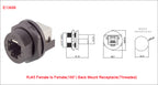 RJ45 CAT5E CAT6A Shield Waterproof RJ45 Ethernet IP67 Connector PCB Panel Mount With Pigtail Cable Outdoor Connector L = 0.3M