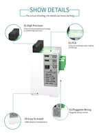 AC 0-1A 2A 5A 10A Current Transmitter 4-20mA 0-5V RS485  Output AC Current Transducer