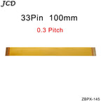 JCD 0.3 mm Pitch 13 21 23 25 27 21 33 39 45 51 Pin FFC FPC Flexible Flat Cable Forward Direction  FPC Connector cable