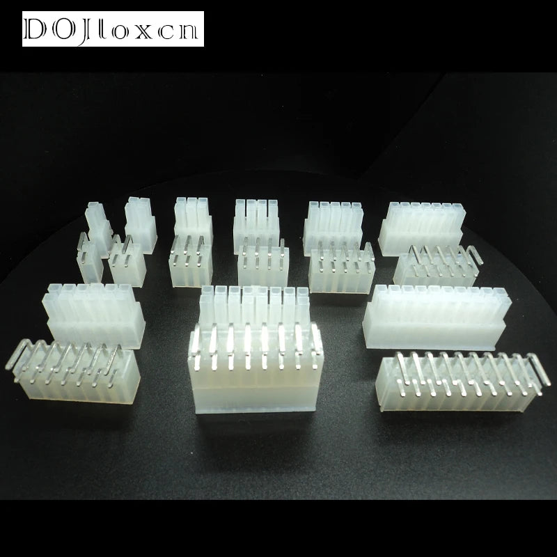 5 Sets Molex Automotive Wire Connector Plug 5557 Series 2P 4P 6P 8P 10P 12P 14P 16P 18P 20P 22P 24P 4.2mm Male  Female Socket