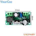 LM2596 LM2596HV AC/DC to DC Buck Step Down Converter Board Adjustable Power Supply Module