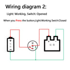 Metal Button Switch 12/16/19/22mm Car Engine Power Switch 3V 5v 12v 24v 220v LDE Light Momentary Self-locking Waterproof Button