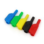 10Pcs Shrouded Fully Insulated Safety 4mm Male Stackable Banana Plug Connector