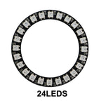 WS2812B LED Pixel Individually Addressable Ring 8/16/24/35/45Leds WS2812 Built-in IC Full Color Circle Led Modules Light DC5V