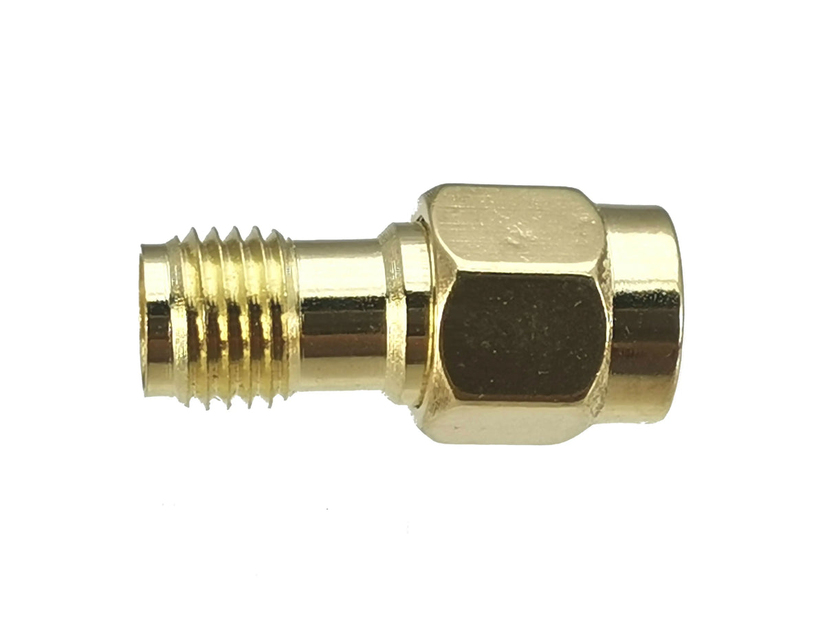 1pcs Connector Adapter SMA RP-SMA to SMA RPSMA Male Plug & Female Jack Straight & Right angle RF Coaxial Converter New Brass