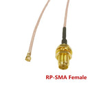 1Pcs SMA / RP-SMA Female to U.FL Plug Jack Antenna RG178 RF Pigtail Cable Connector for Wifi Router 5CM 10CM 15CM 20CM 30CM 50CM