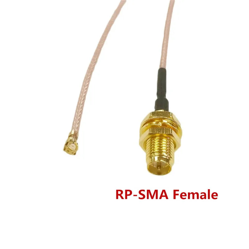 1Pcs SMA / RP-SMA Female to U.FL Plug Jack Antenna RG178 RF Pigtail Cable Connector for Wifi Router 5CM 10CM 15CM 20CM 30CM 50CM