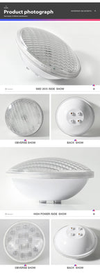 18W 25W 35W LED Underwater Light Par56 Swimming Pool Light LED IP68 12V SMD5730 Underwater Lamp RGB Warm Cold White LED Piscina