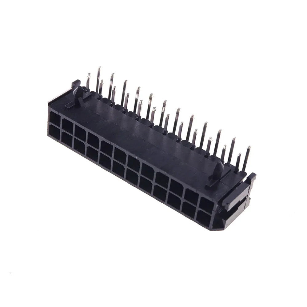 10/100Pcs 3.0mm Wafer Micro-Fit 3.0 Connector PCB Male Header Right Angle 2 4 6 8 10 12 14 16 18 20 22 24 Pin Board Solder 43045