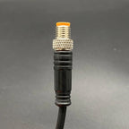 Cloweit M8 3 4 Pins PVC LED IP67 Sensor Cable Connector Type A Socket Plug 2m Waterproof Male&Female Straight Angle Flange