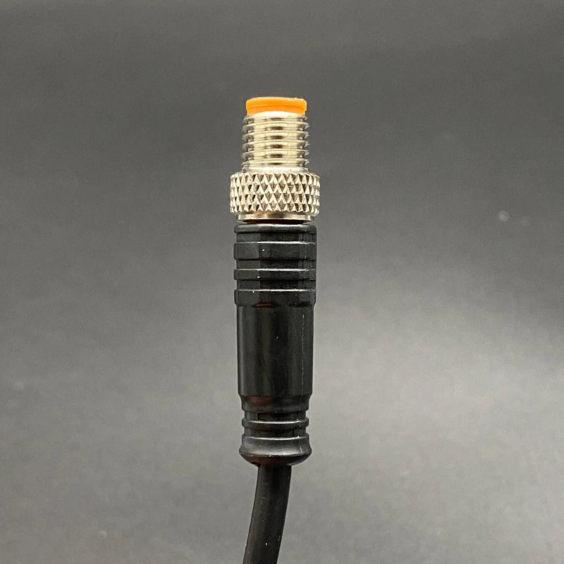 Cloweit M8 3 4 Pins PVC LED IP67 Sensor Cable Connector Type A Socket Plug 2m Waterproof Male&Female Straight Angle Flange